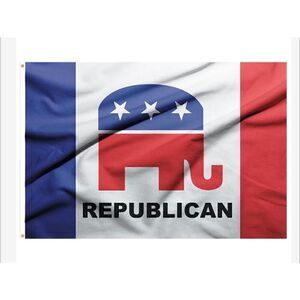 REPUBLICAN 3 x 5 ft. Polyester Flag NWT